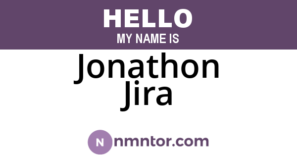 Jonathon Jira