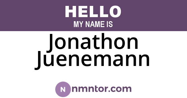 Jonathon Juenemann