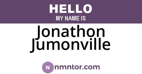 Jonathon Jumonville