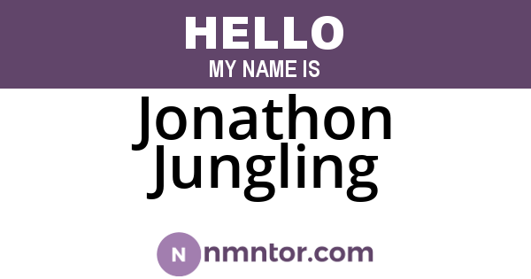 Jonathon Jungling