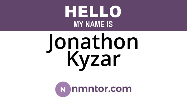 Jonathon Kyzar
