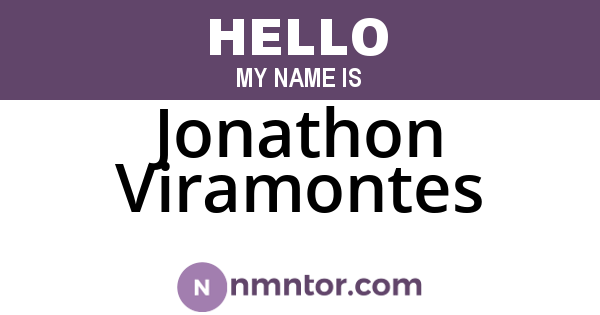 Jonathon Viramontes