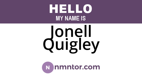 Jonell Quigley
