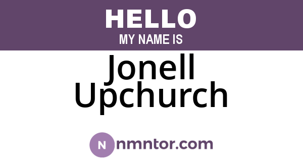 Jonell Upchurch