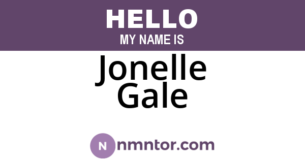 Jonelle Gale
