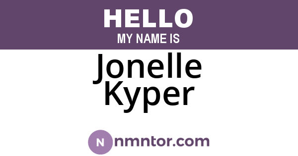 Jonelle Kyper