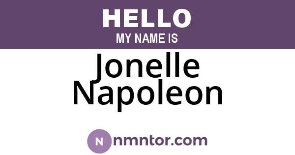 Jonelle Napoleon