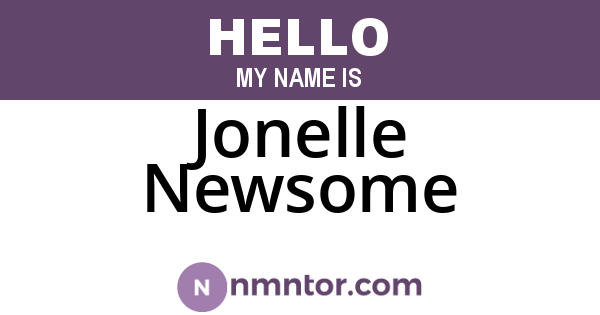 Jonelle Newsome