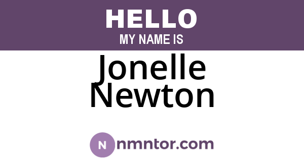 Jonelle Newton