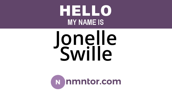 Jonelle Swille