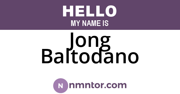 Jong Baltodano