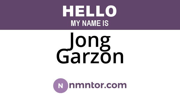 Jong Garzon
