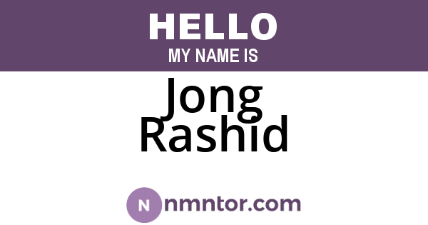 Jong Rashid