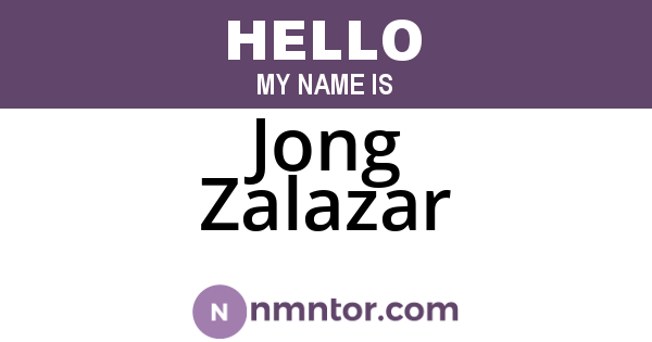 Jong Zalazar