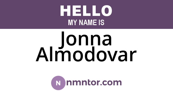 Jonna Almodovar
