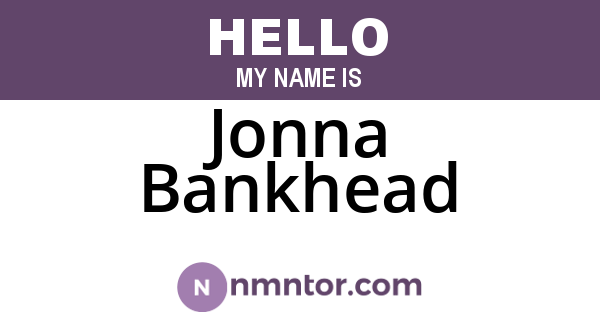 Jonna Bankhead