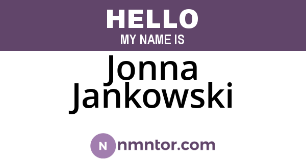 Jonna Jankowski