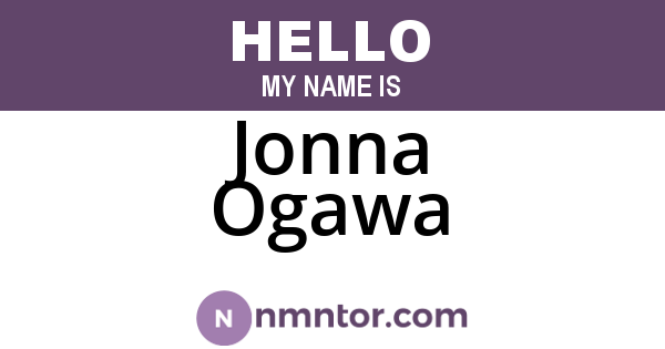 Jonna Ogawa