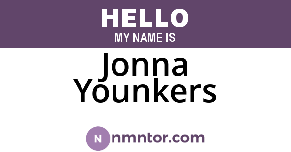 Jonna Younkers