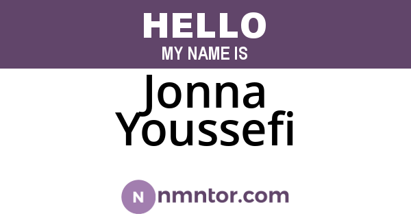 Jonna Youssefi