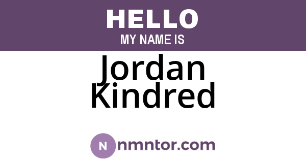 Jordan Kindred