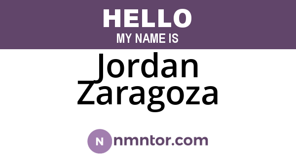 Jordan Zaragoza