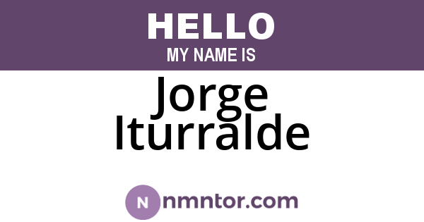Jorge Iturralde