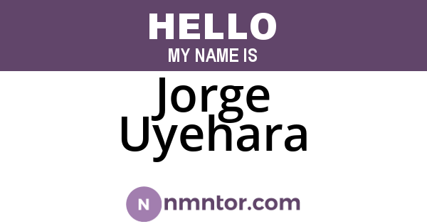 Jorge Uyehara