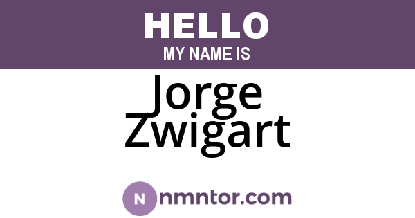 Jorge Zwigart
