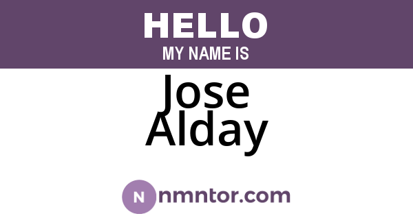 Jose Alday
