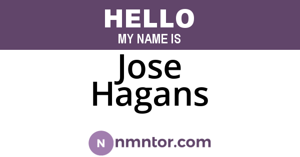 Jose Hagans