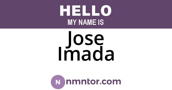 Jose Imada