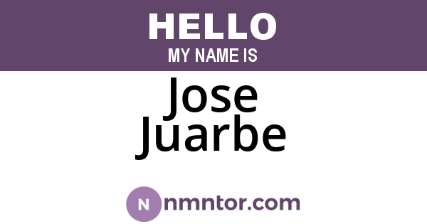 Jose Juarbe