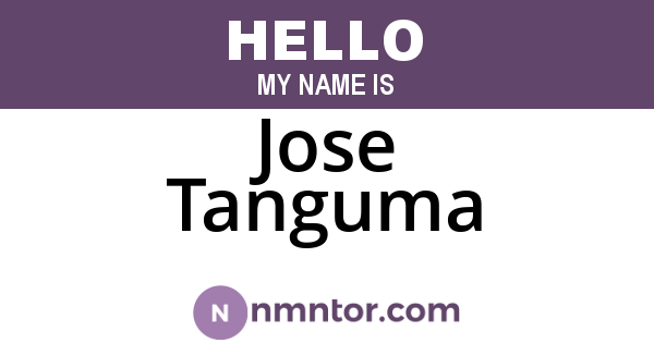 Jose Tanguma