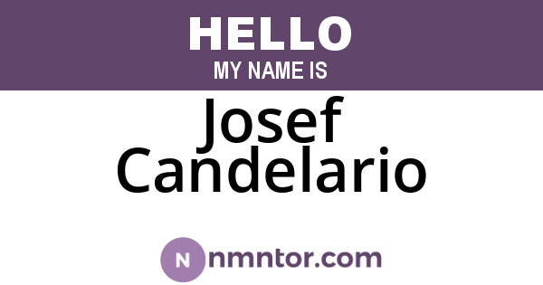 Josef Candelario