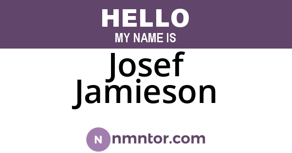 Josef Jamieson