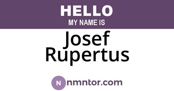 Josef Rupertus