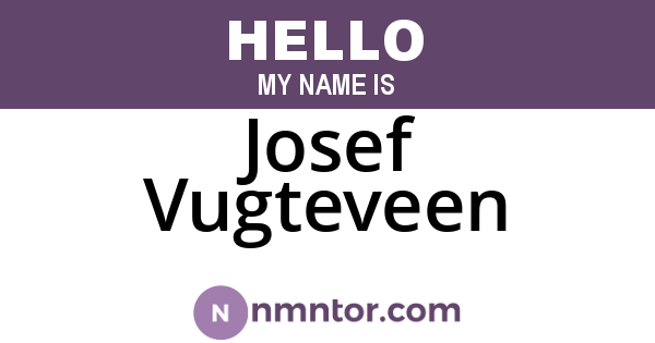 Josef Vugteveen