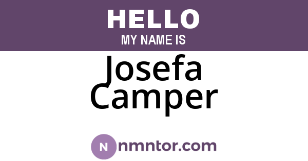 Josefa Camper
