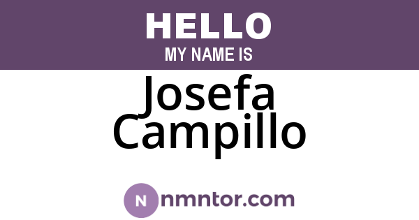 Josefa Campillo