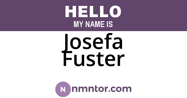 Josefa Fuster