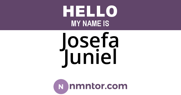 Josefa Juniel