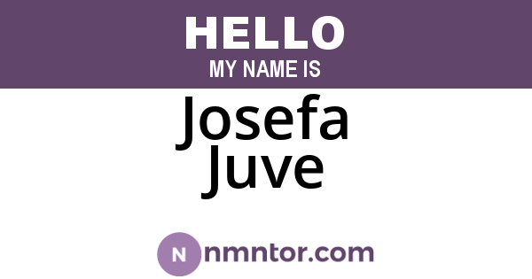 Josefa Juve