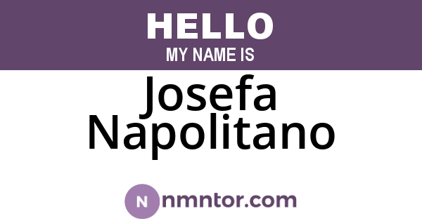 Josefa Napolitano