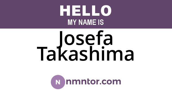 Josefa Takashima