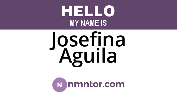 Josefina Aguila