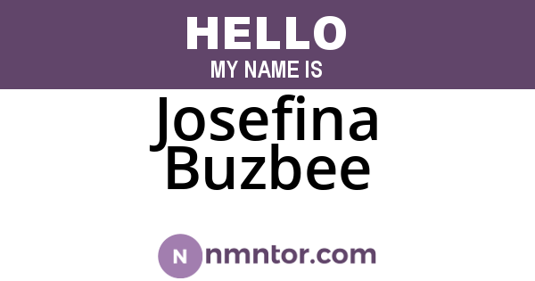Josefina Buzbee