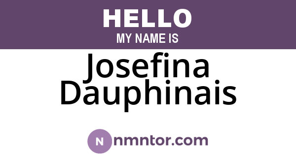 Josefina Dauphinais