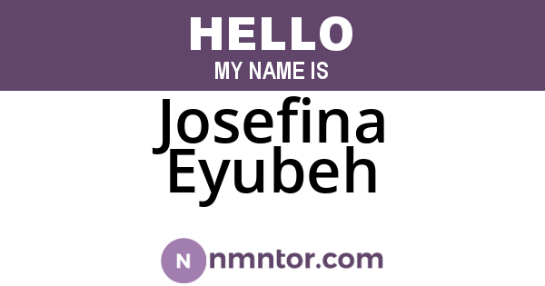 Josefina Eyubeh