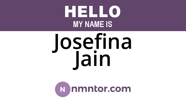 Josefina Jain